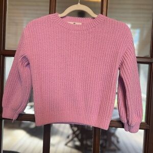 H&M cropped girls sweater bundle! 2 sweaters!